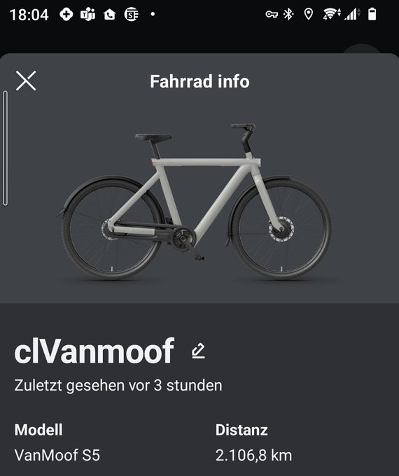 Das Firmenfahrrad hat die 2000 km Marke übersprungen!